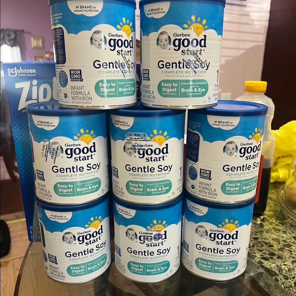 Gerber soy 8 X $130